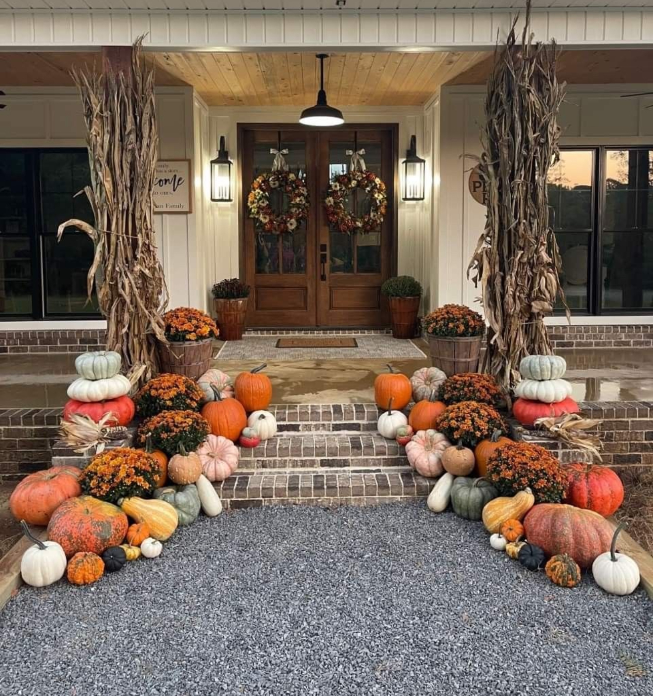 Nashville Porches & Pumpkins | Fall Porch Styling